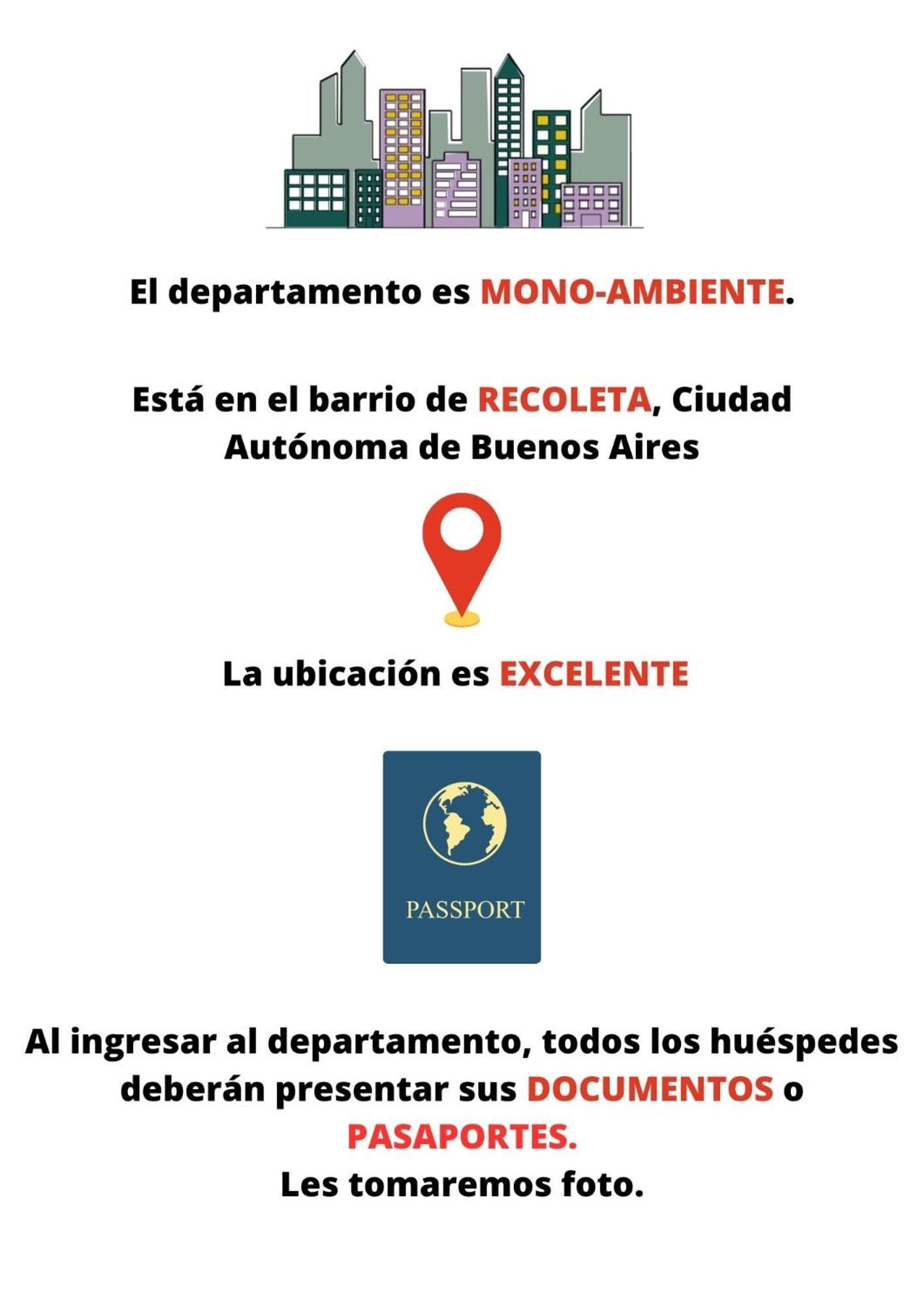 부에노스아이레스 Libertad Recoleta -Ubicacion Estrategica- 아파트 외부 사진